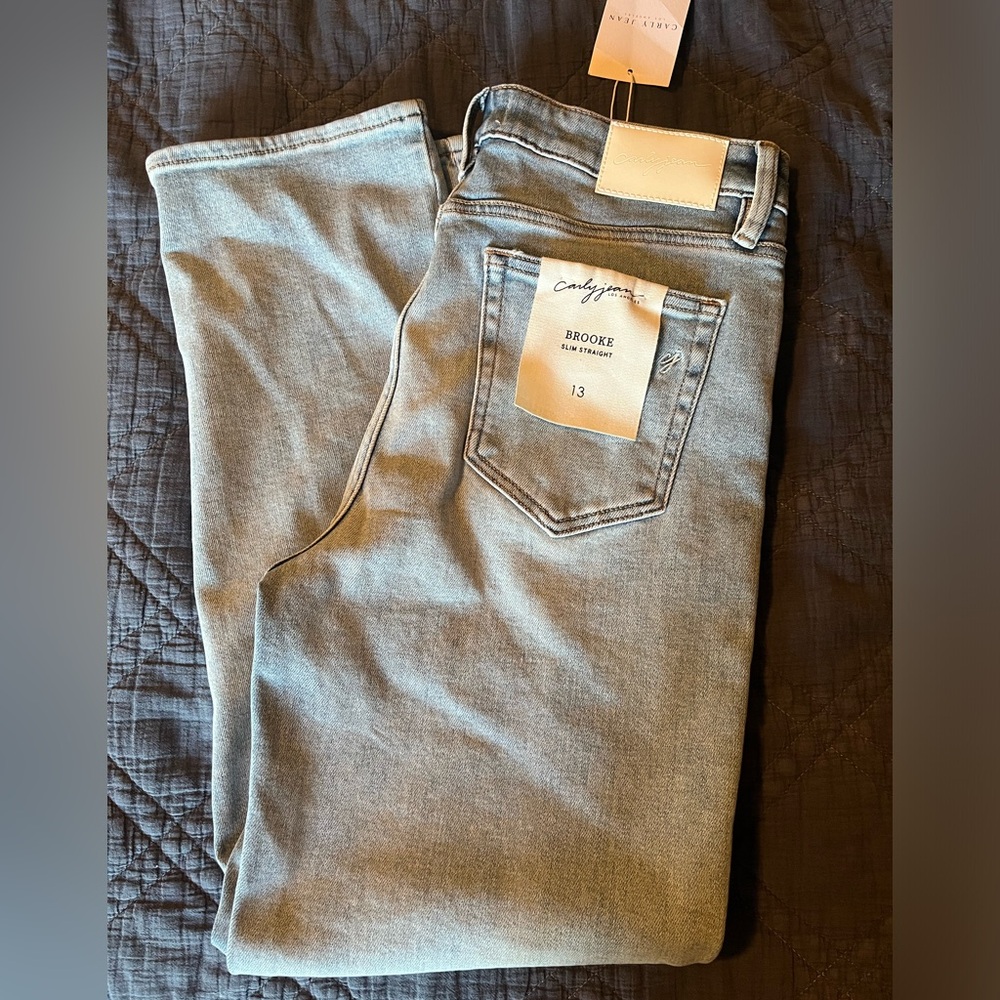 CJLA Brooke Slim Straight jeans, size 13. Brand new with tags.